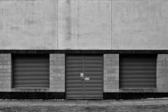 A utilitarian building housing ventilation or some other vital equipment - mono